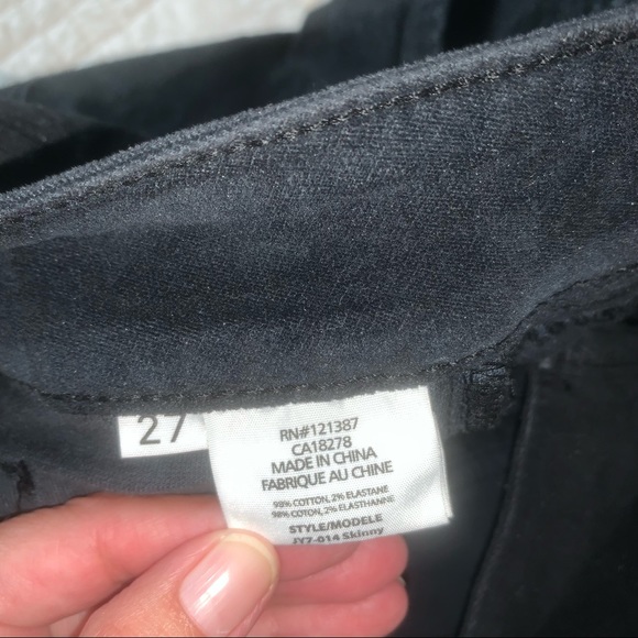 Yummie 27s “Black Velveteen” coated jeans black - Picture 12 of 13